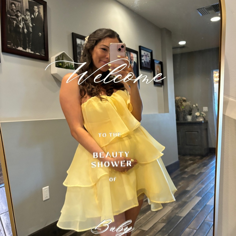 Yellow Layered Dress